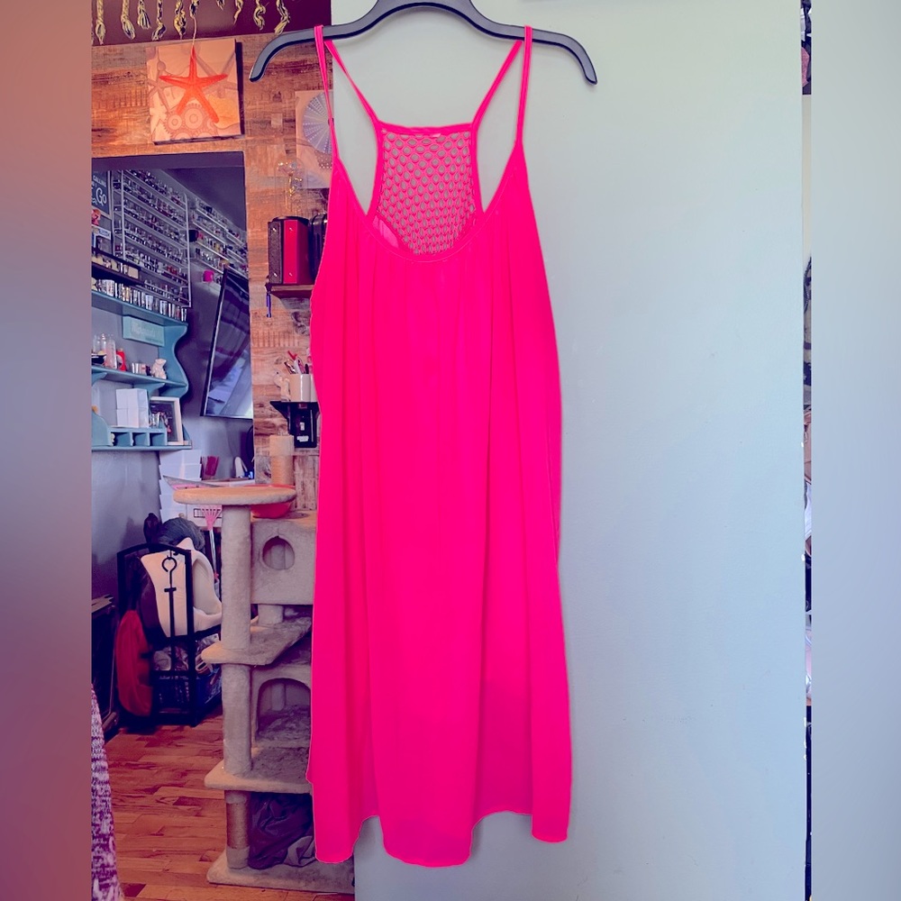 Neon Pink Coverup